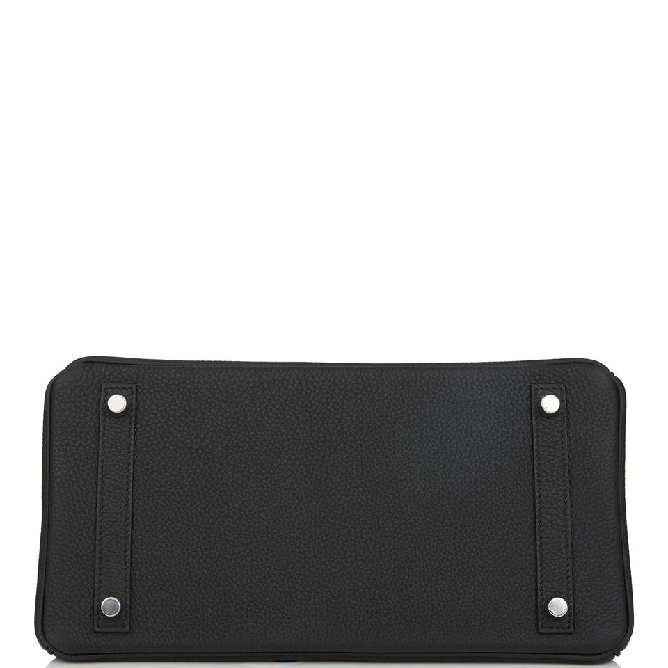 Hermes Birkin 30 Black Togo Palladium Hardware