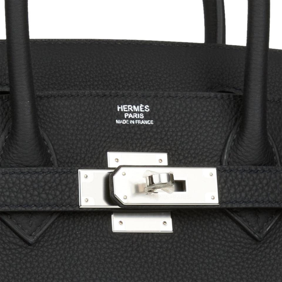 Hermes Birkin 30 Black Togo Palladium Hardware