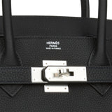 Hermes Birkin 30 Black Togo Palladium Hardware
