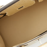 Hermes Birkin 30 Trench Ostrich Palladium Hardware