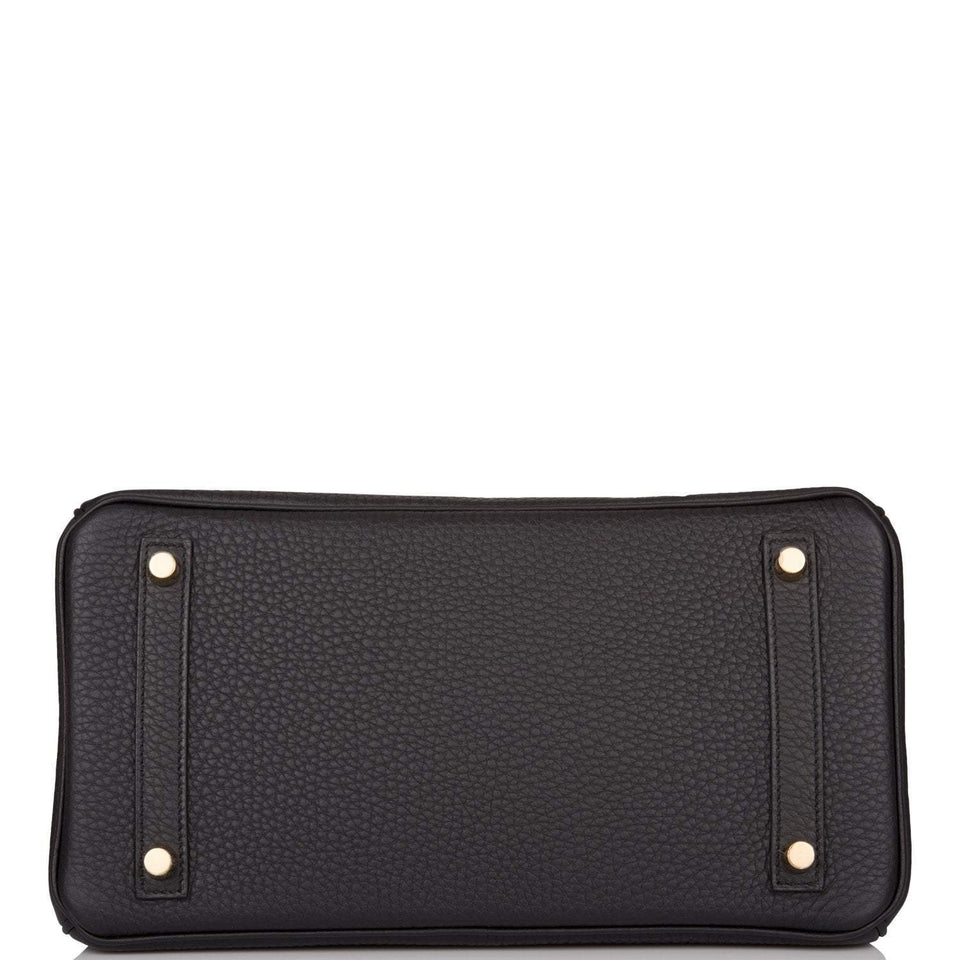Hermes Birkin 30 Black Togo Gold Hardware