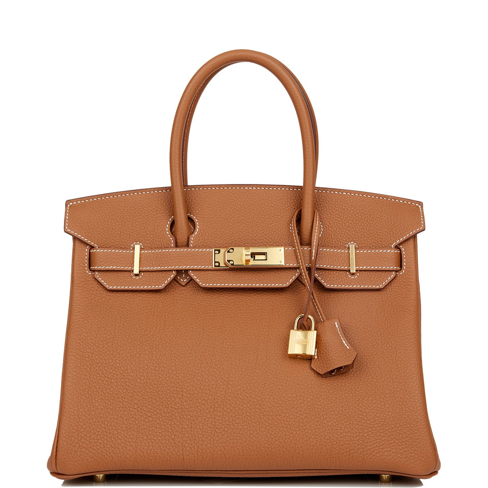 Hermes Birkin 30 Gold Togo Gold Hardware