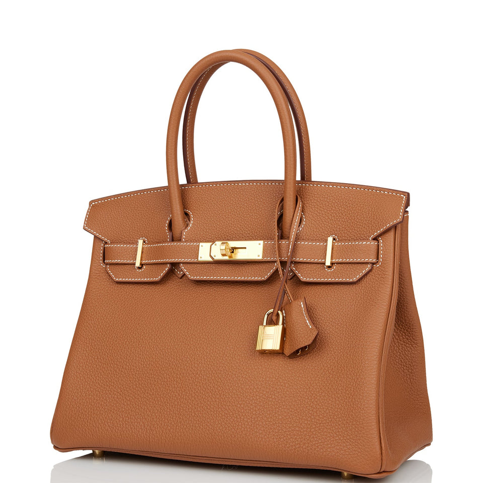 Hermes Birkin 30 Gold Togo Gold Hardware