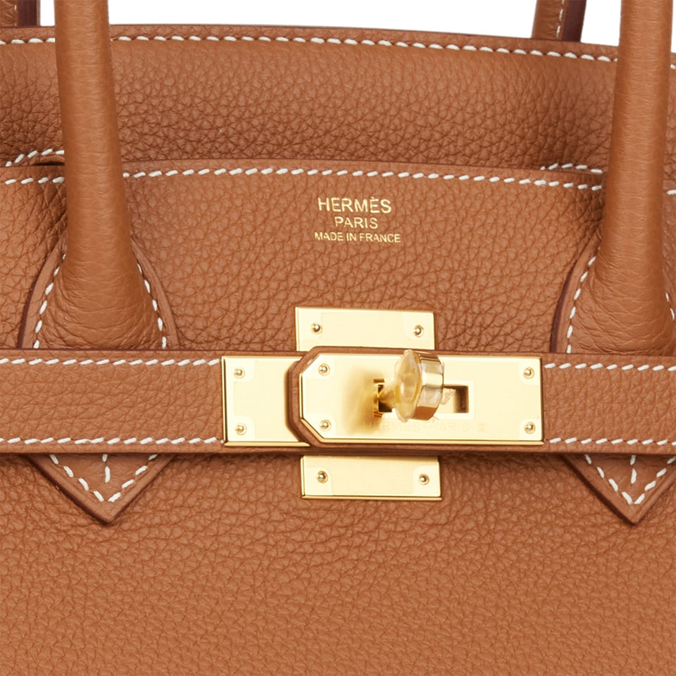 Hermes Birkin 30 Gold Togo Gold Hardware