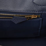 Hermes Birkin 30 Bleu Nuit Togo Gold Hardware