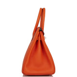 Hermes Birkin 30 Feu Clemence Palladium Hardware