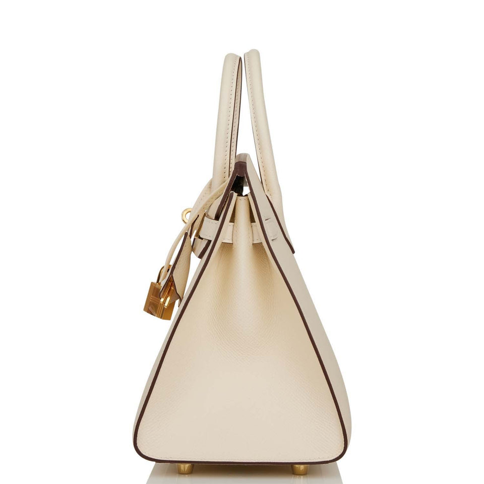 Hermes Birkin Sellier 25 Nata Epsom Gold Hardware