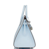 Hermes Birkin Sellier 25 Bleu Brume Epsom Palladium Hardware