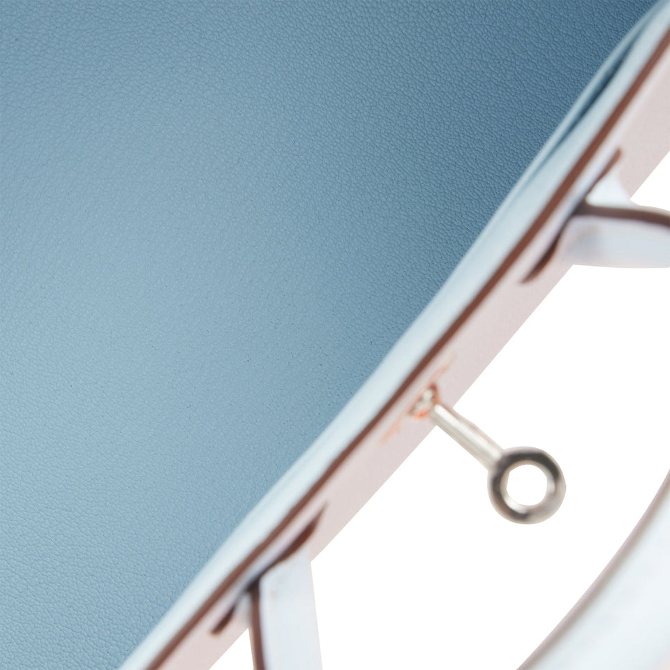 Hermes Birkin Sellier 25 Bleu Brume Epsom Palladium Hardware