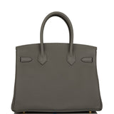 Hermes Birkin 30 Gris Meyer Togo Gold Hardware
