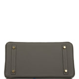 Hermes Birkin 30 Gris Meyer Togo Gold Hardware