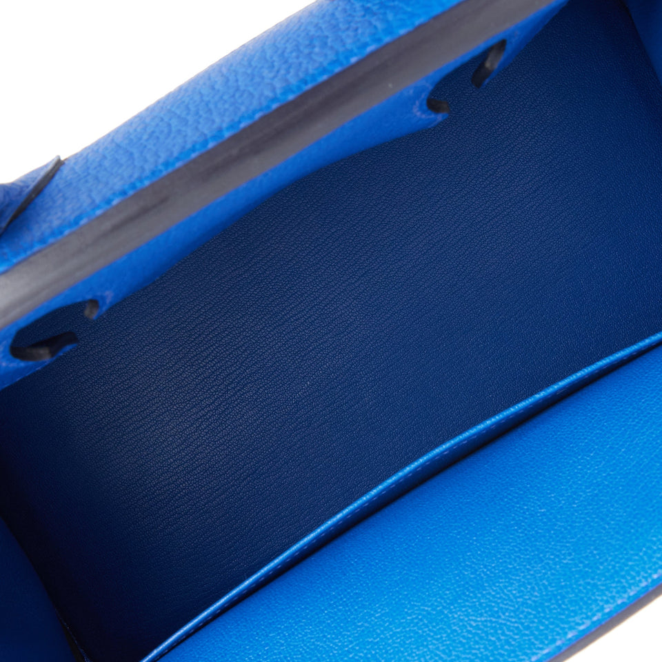 Hermes Birkin 30 Bleu Royal Togo Gold Hardware