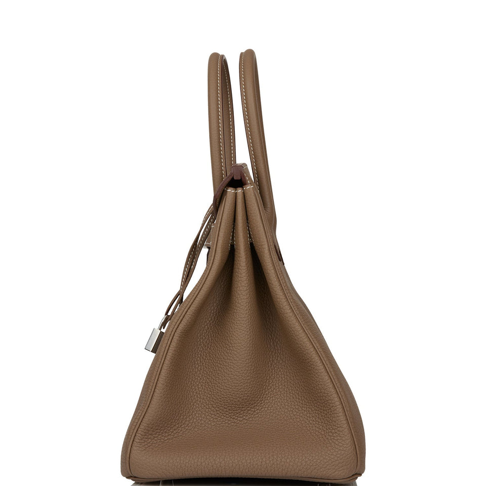 Hermes Birkin 35 Etoupe Togo Palladium Hardware