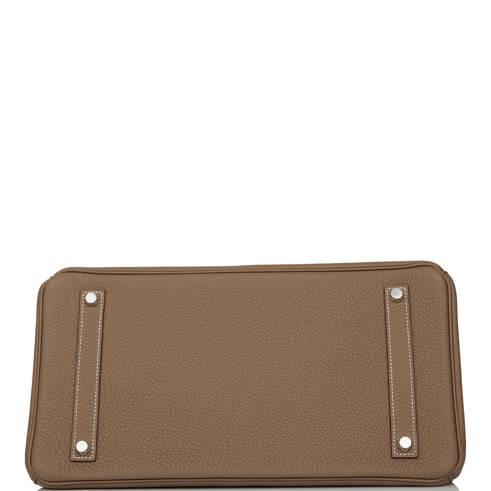 Hermes Birkin 35 Etoupe Togo Palladium Hardware