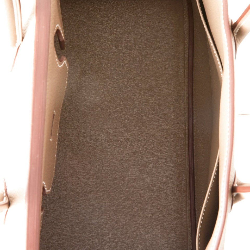 Hermes Birkin 35 Etoupe Togo Palladium Hardware