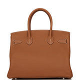 Hermes Birkin 30 Gold Togo Palladium Hardware