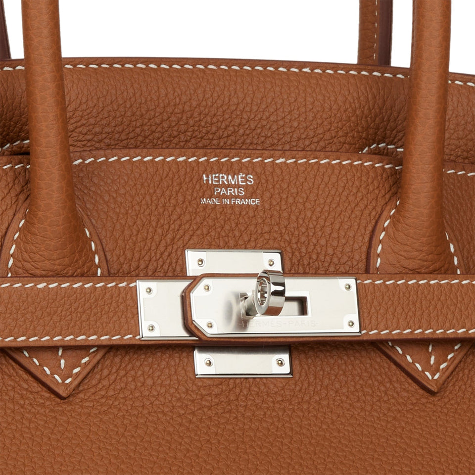 Hermes Birkin 30 Gold Togo Palladium Hardware
