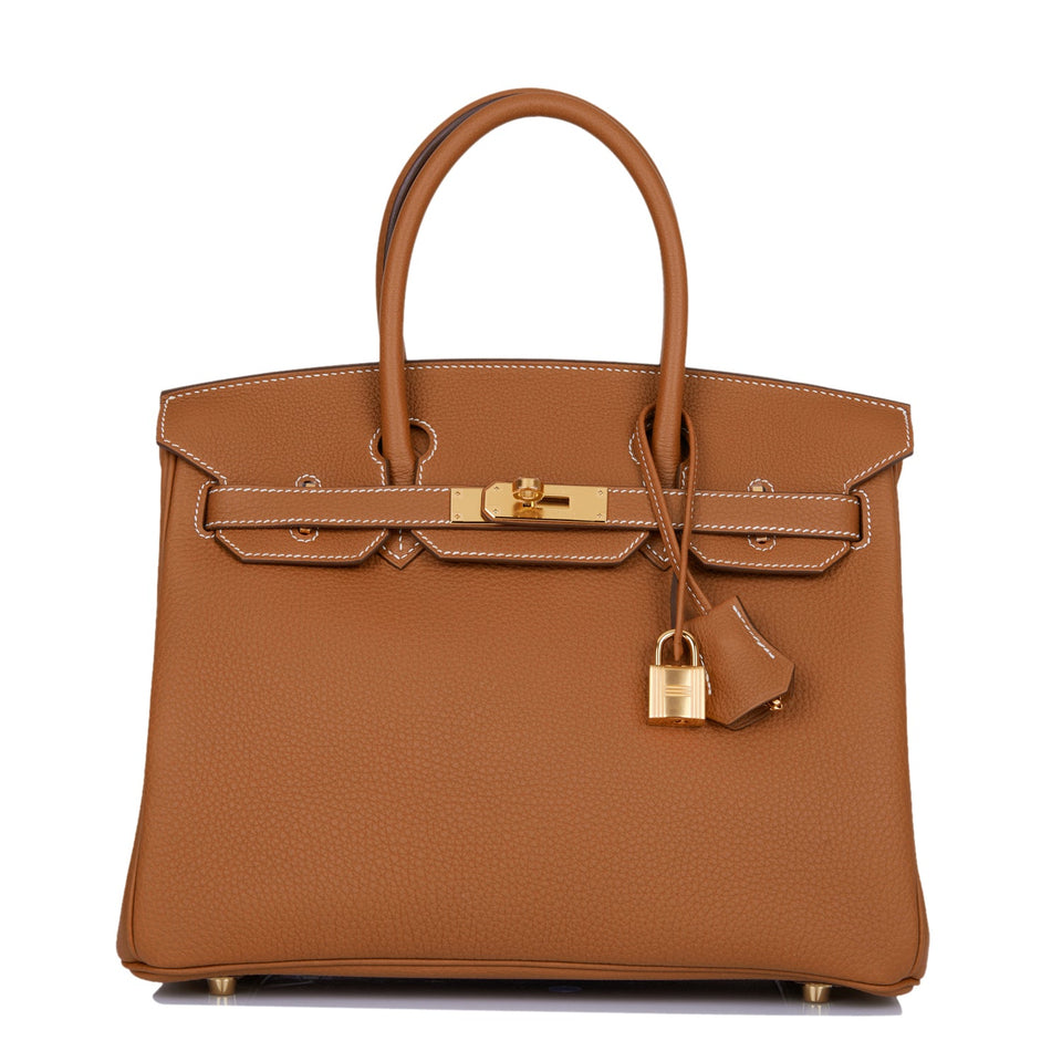 Hermes Birkin 30 Gold Togo Gold Hardware