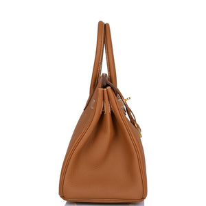 Hermes Birkin 30 Gold Togo Gold Hardware