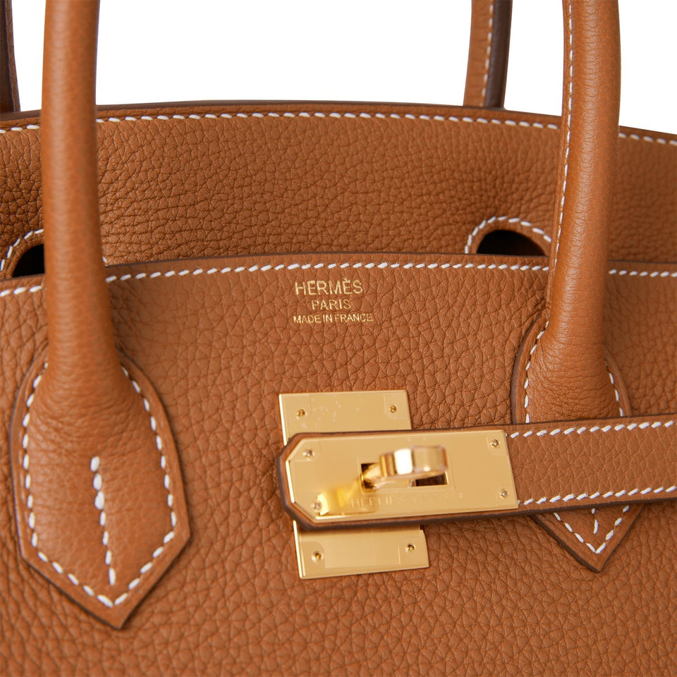 Hermes Birkin 30 Gold Togo Gold Hardware