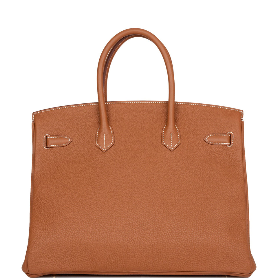 Hermes Birkin 35 Gold Togo Gold Hardware