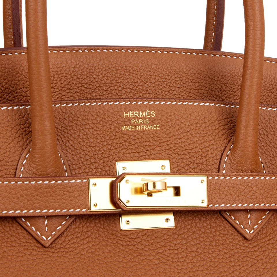 Hermes Birkin 35 Gold Togo Gold Hardware