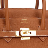 Hermes Birkin 35 Gold Togo Gold Hardware