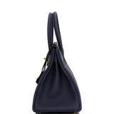 Hermes Birkin 30 Bleu Nuit Togo Gold Hardware