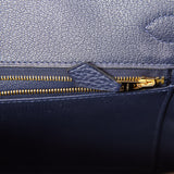 Hermes Birkin 30 Bleu Nuit Togo Gold Hardware