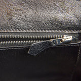 Hermes Birkin 35 Black Shiny Porosus Crocodile Palladium Hardware