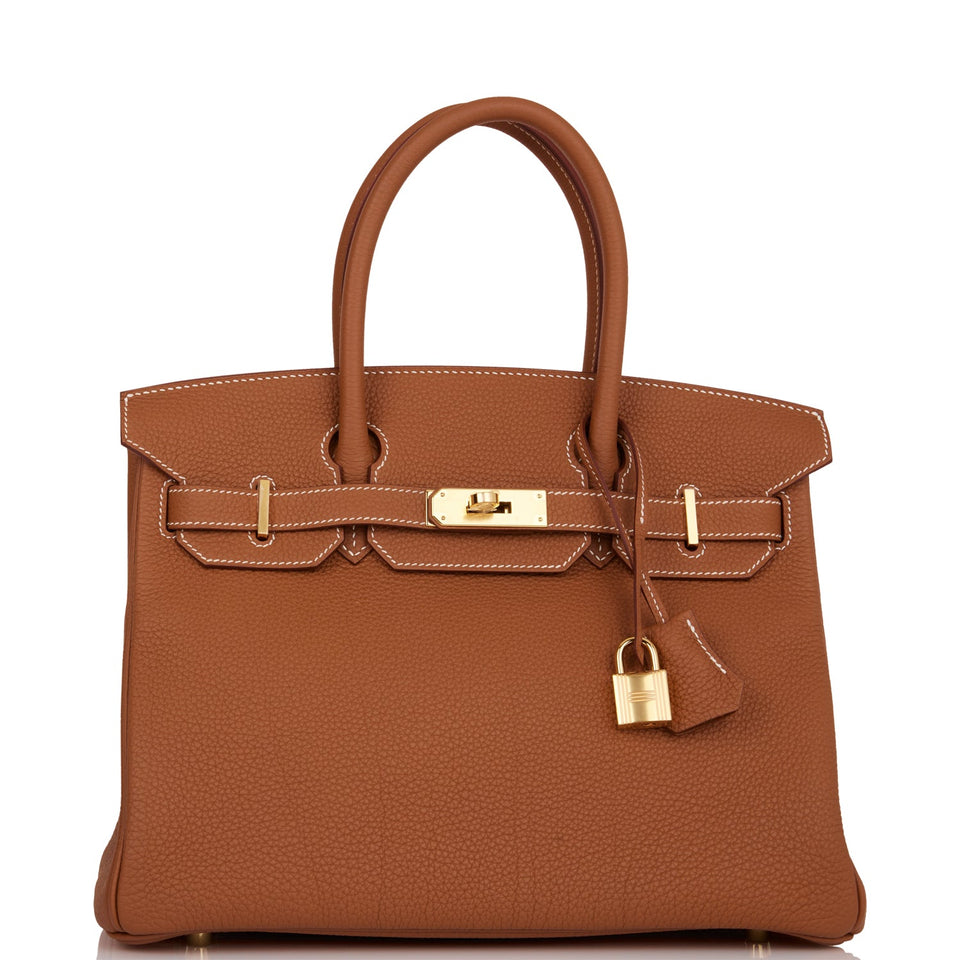 Hermes Birkin 30 Gold Togo Gold Hardware