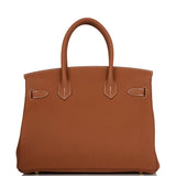 Hermes Birkin 30 Gold Togo Gold Hardware