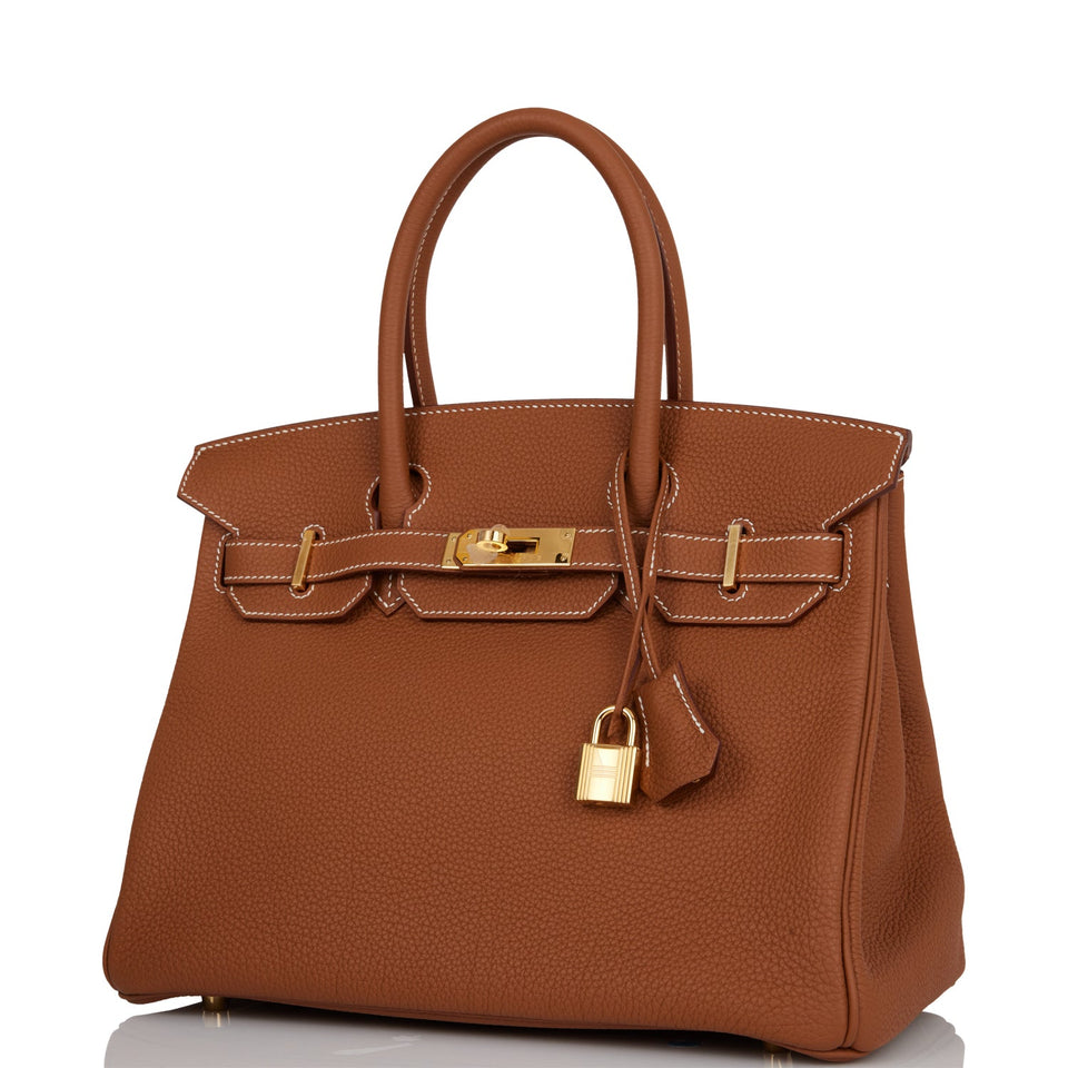 Hermes Birkin 30 Gold Togo Gold Hardware