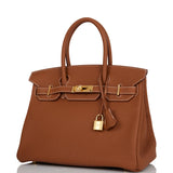Hermes Birkin 30 Gold Togo Gold Hardware