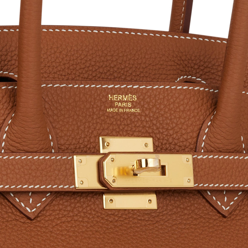 Hermes Birkin 30 Gold Togo Gold Hardware