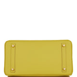 Hermes Birkin 30 Lime Epsom Gold Hardware
