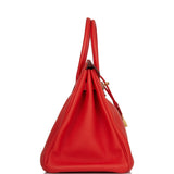 Hermes Birkin 35 Capucine Togo Gold Hardware