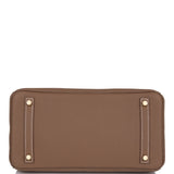 Hermes Birkin 30 Etoupe Clemence Gold Hardware