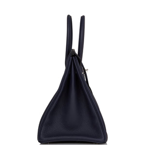 Hermes Birkin 35 Bleu Nuit Togo Palladium Hardware