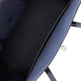 Hermes Birkin 35 Bleu Nuit Togo Palladium Hardware
