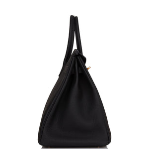 Hermes Birkin 35 Black Togo Rose Gold Hardware