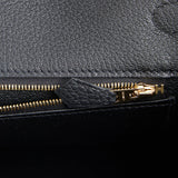 Hermes Birkin 35 Black Togo Rose Gold Hardware