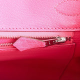 Hermes Birkin 30 Rose Tyrien Ostrich Palladium Hardware