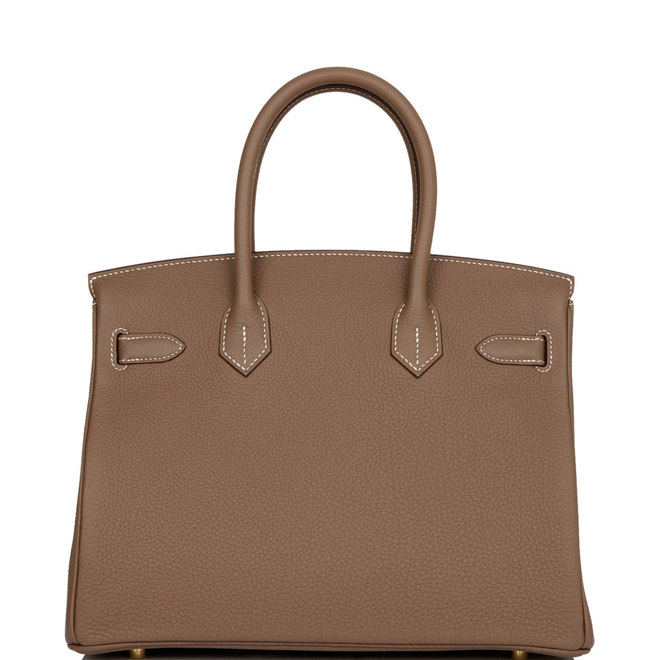 Hermes Birkin 30 Etoupe Togo Gold Hardware