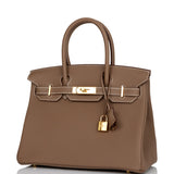 Hermes Birkin 30 Etoupe Togo Gold Hardware
