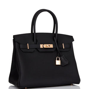 Hermes Birkin 30 Black Togo Rose Gold Hardware - Payment 2 for NN