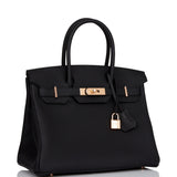 Hermes Birkin 30 Black Togo Rose Gold Hardware - Payment 2 for NN