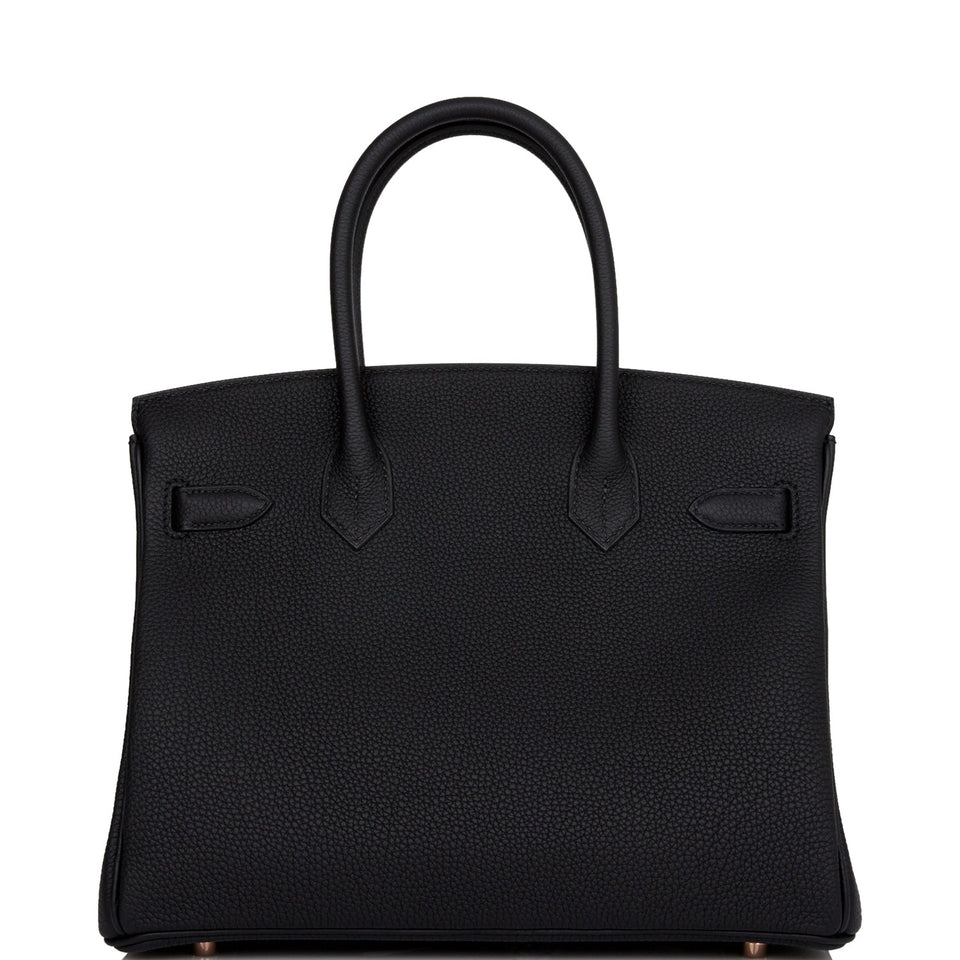 Hermes Birkin 30 Black Togo Rose Gold Hardware - Payment 2 for NN