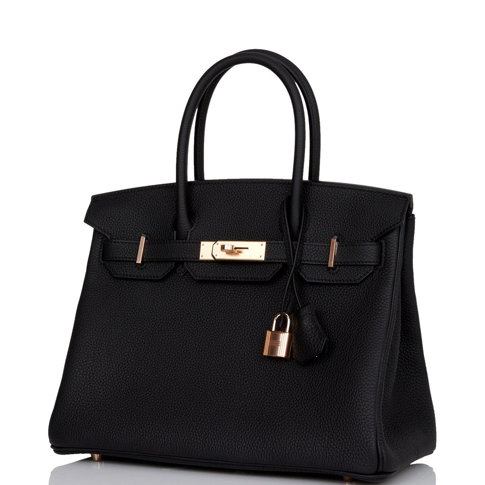 Hermes Birkin 30 Black Togo Rose Gold Hardware - Payment 2 for NN