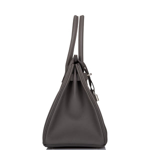 Hermes Birkin 30 Etain Togo Palladium Hardware